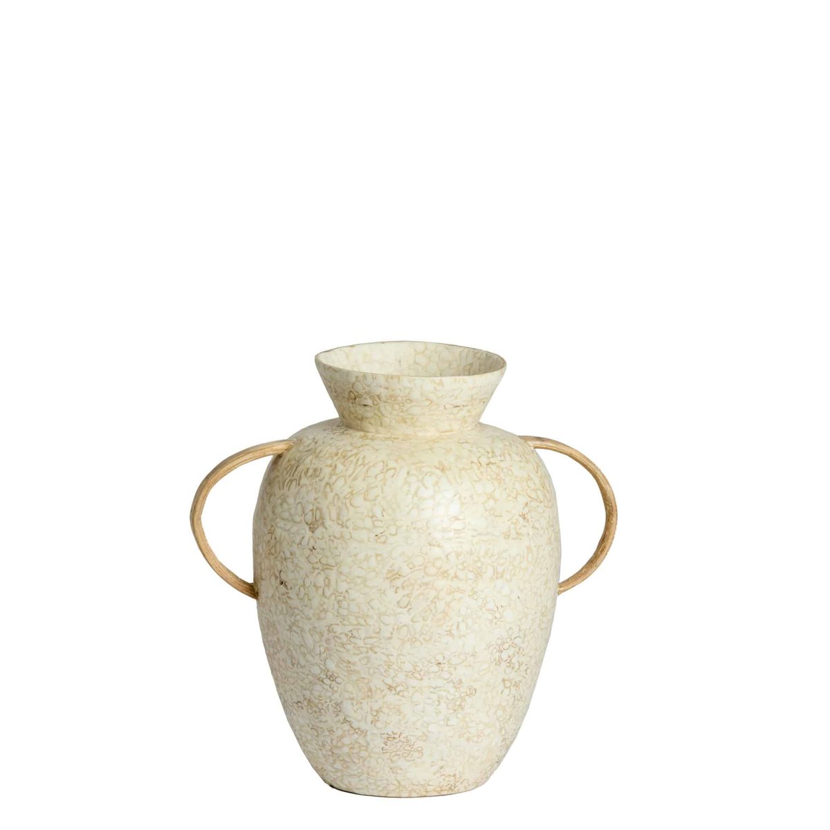 Vase Bambou LERI crème, LIGHT & LIVING 