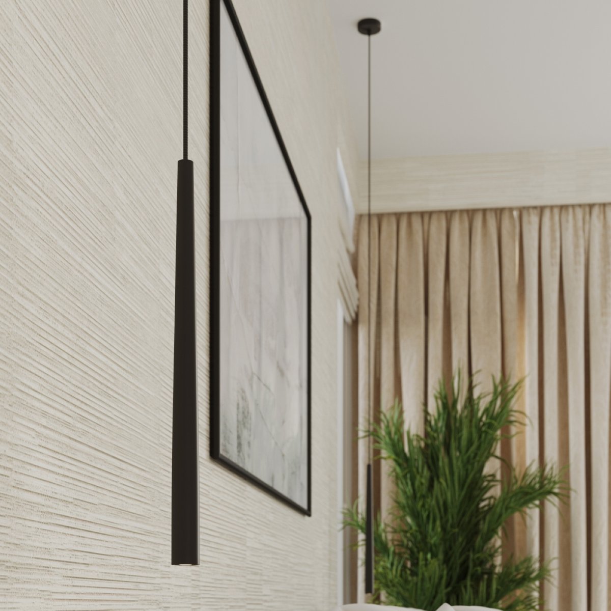 Suspension Acier Noir G9 3 Bliss noir, EDEN