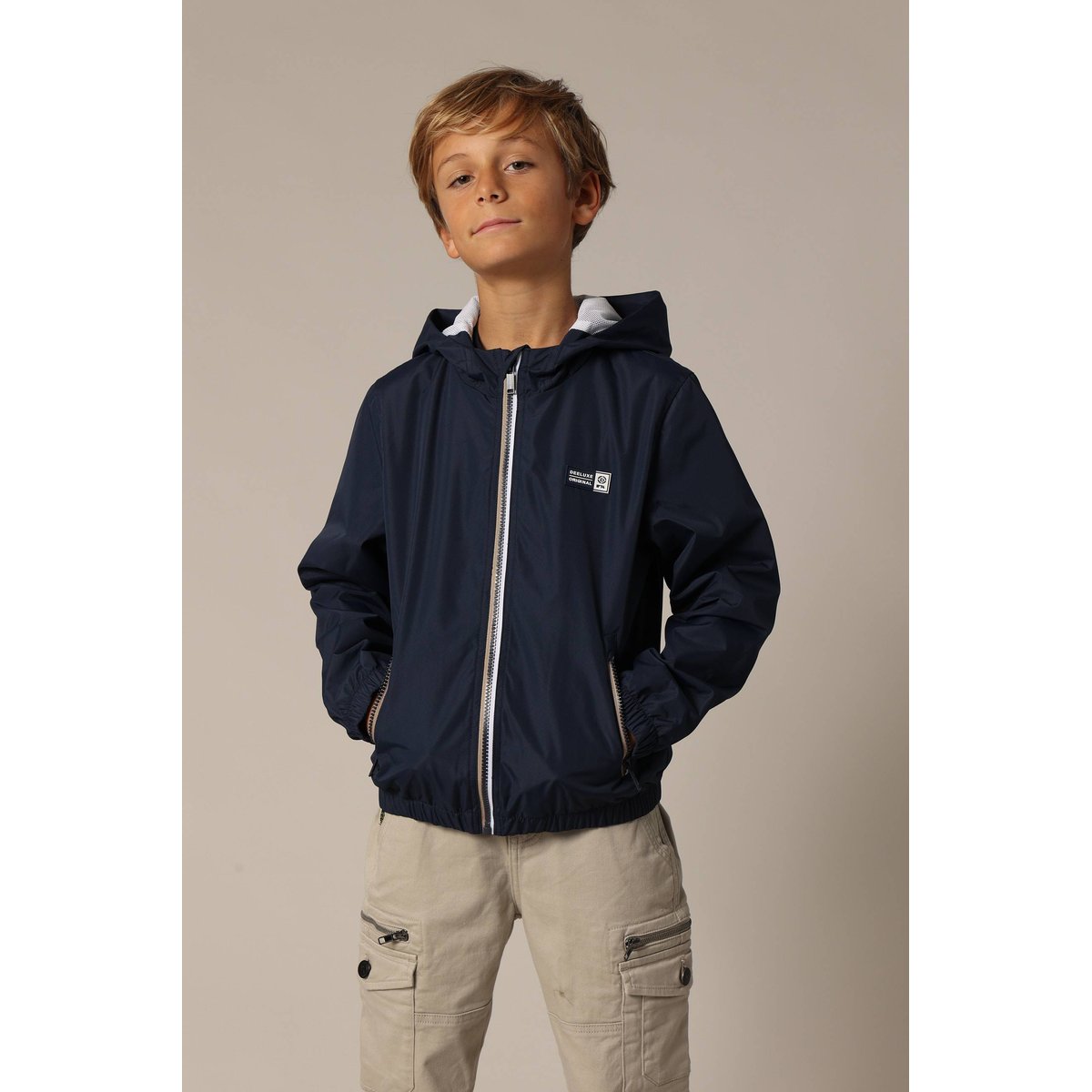 Blouson veste style sportswear VINNY navy, DEELUXE