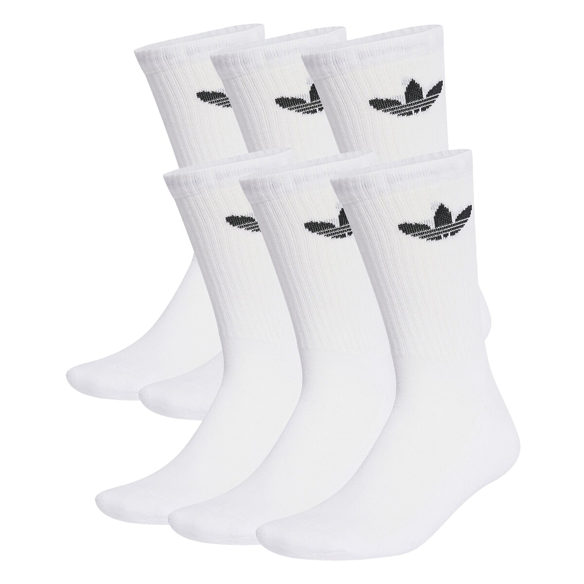 Lot de 6 paires de chaussettes, rembourrées blanc, adidas Originals