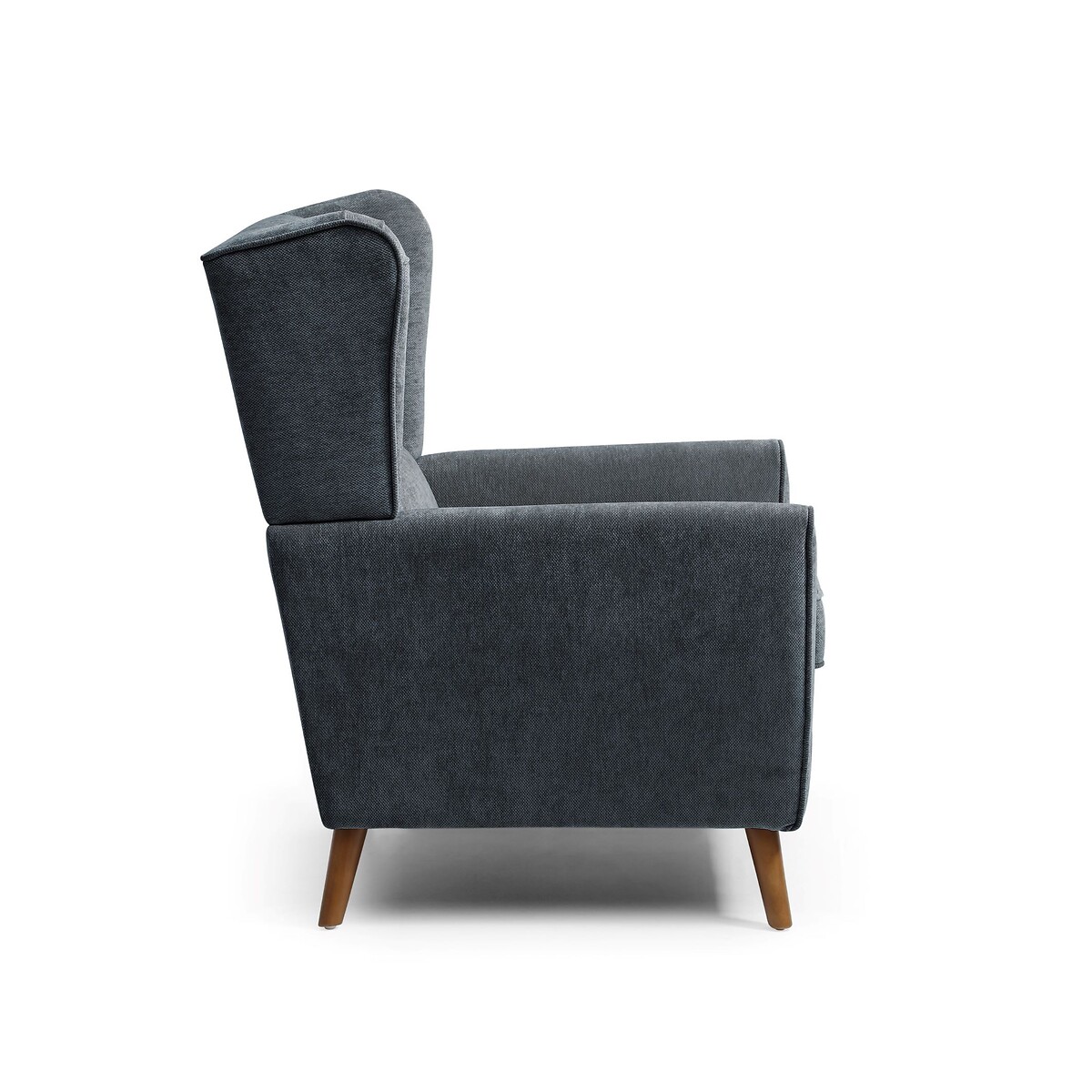 Liora Chenille Wingback Armchair denim, ÉDITÉ