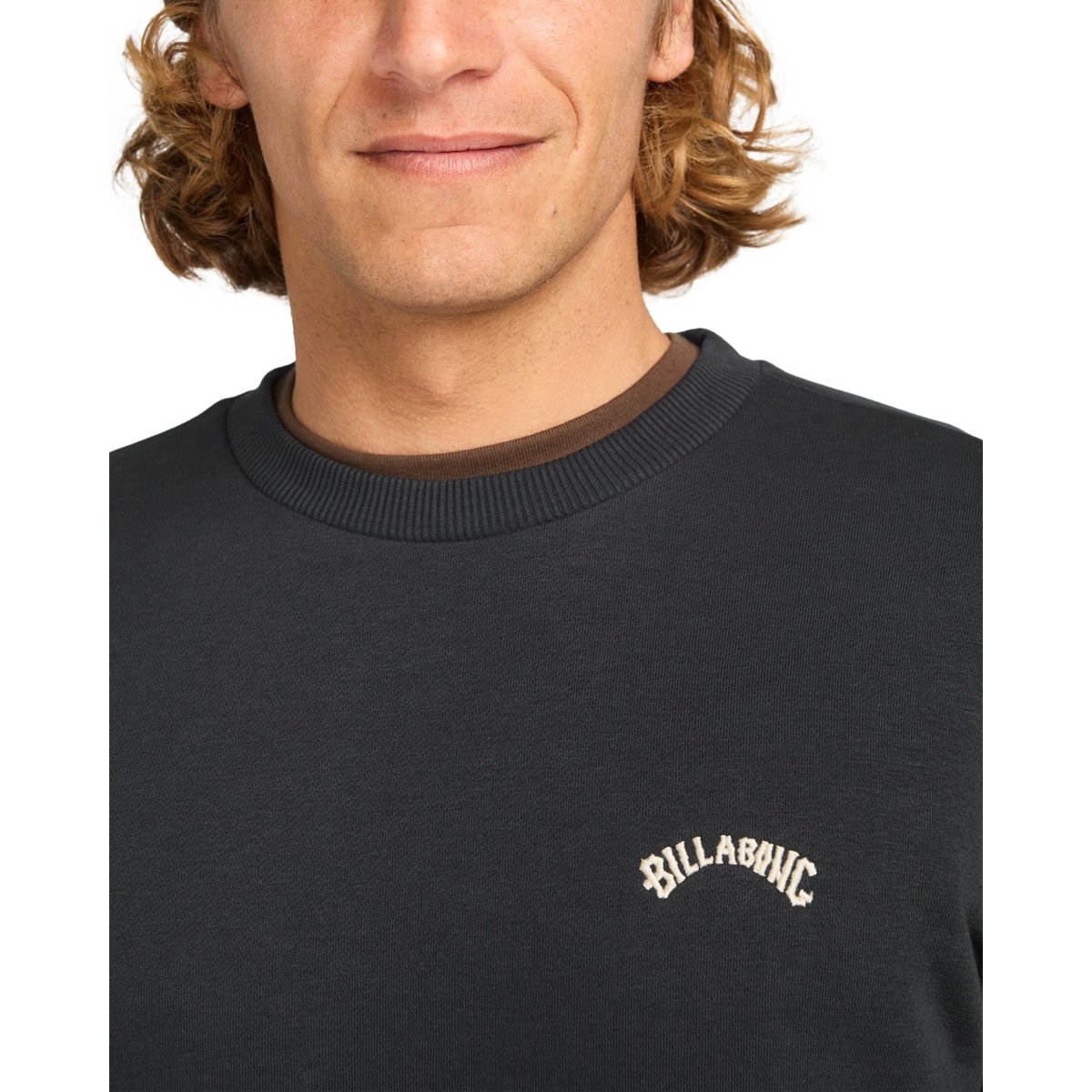 Sweat à col rond ARCH CR noir black, BILLABONG
