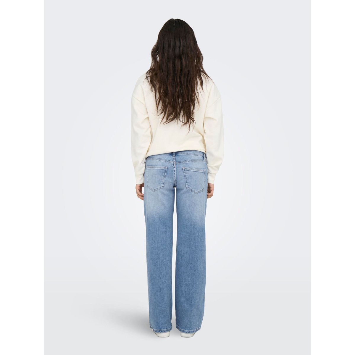Jean À Jambe Large light blue denim, ONLY