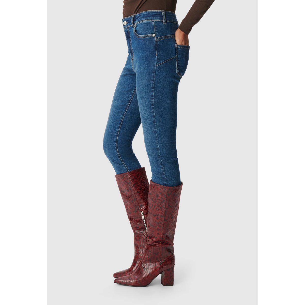 Jean slim ROXANNE bleu nuit, IKKS