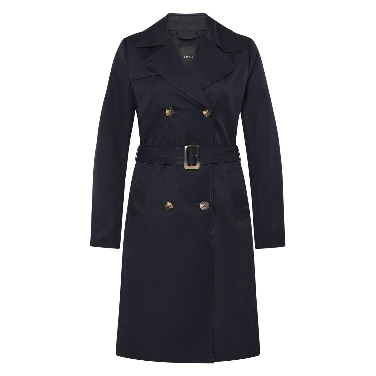 Manteau de mi-saison à ceinture à nouer deep sky, ZERO