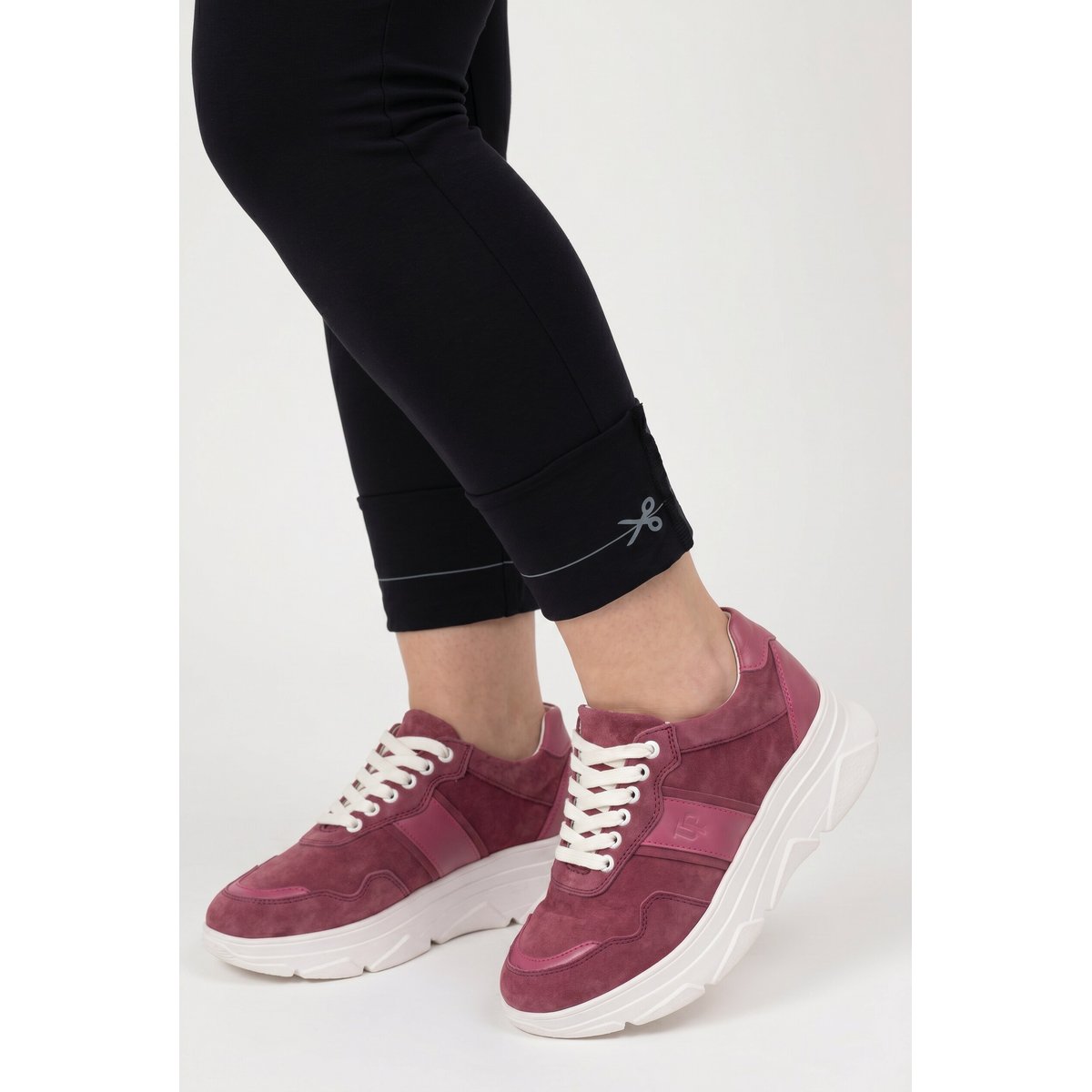 Legging « Cut It Your Way » en coton bio noir, ULLA POPKEN
