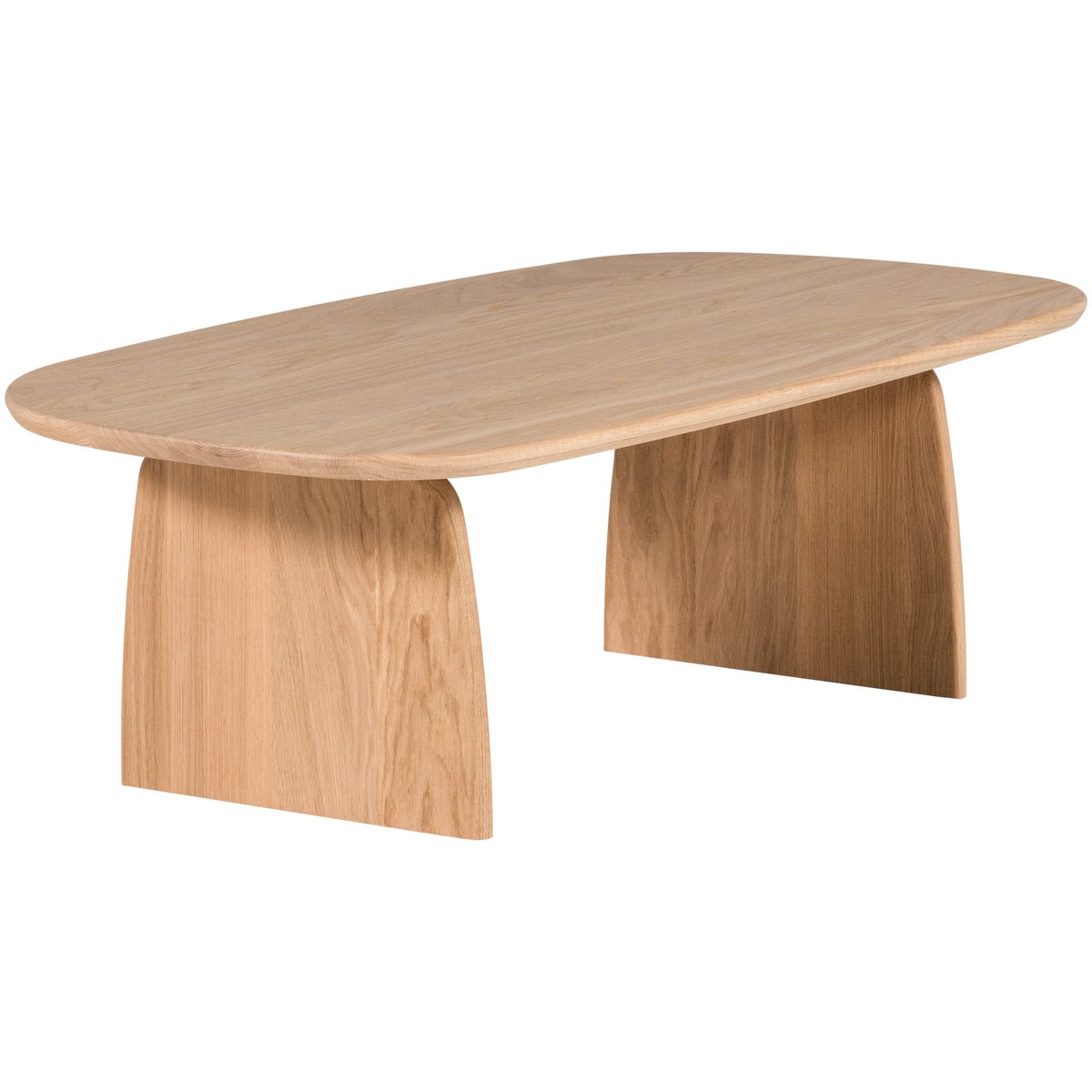 Table basse en bois de chêne L110 TABLO marron clair, WOOOD