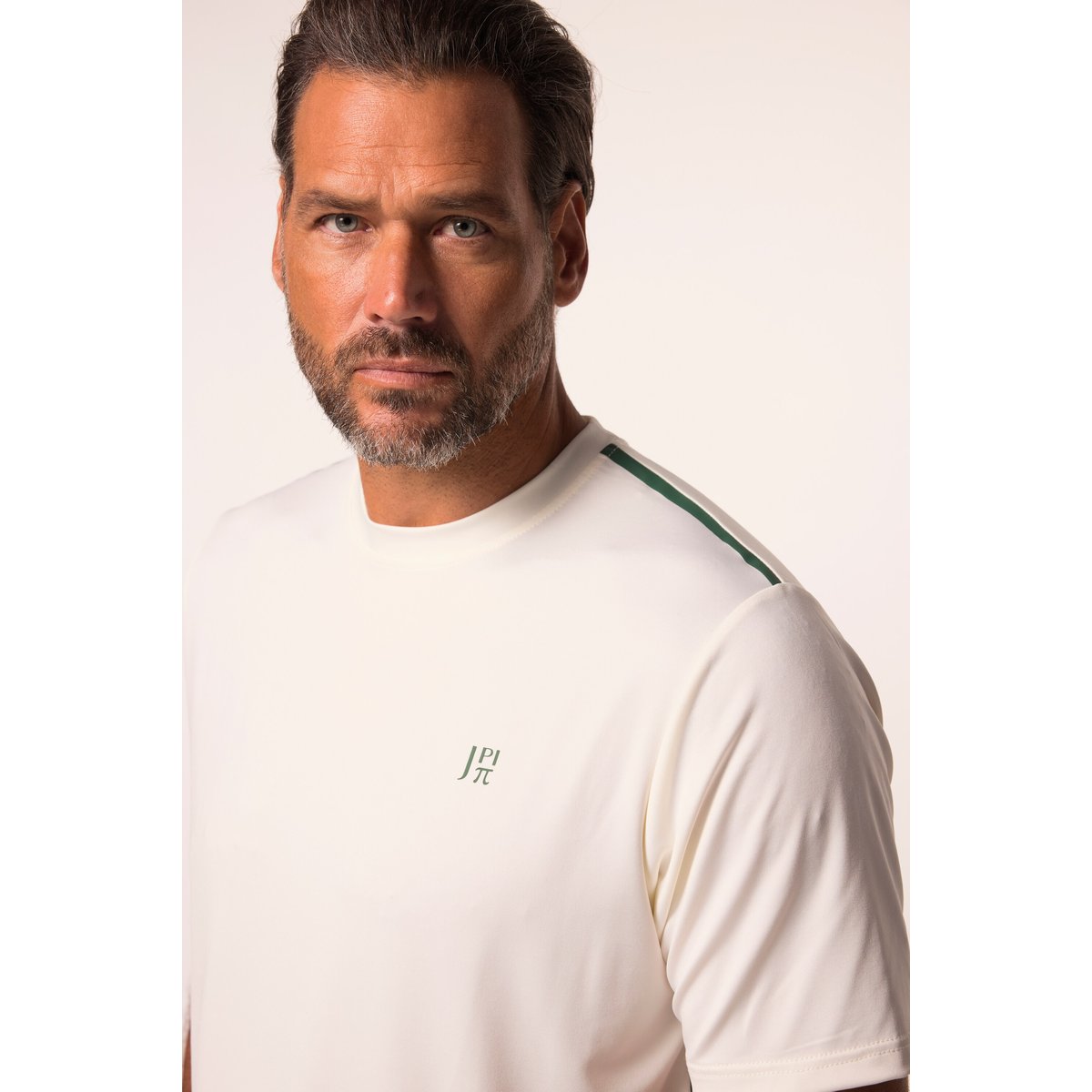 T-shirt technique spécial tennis blanc cassé, JP1880