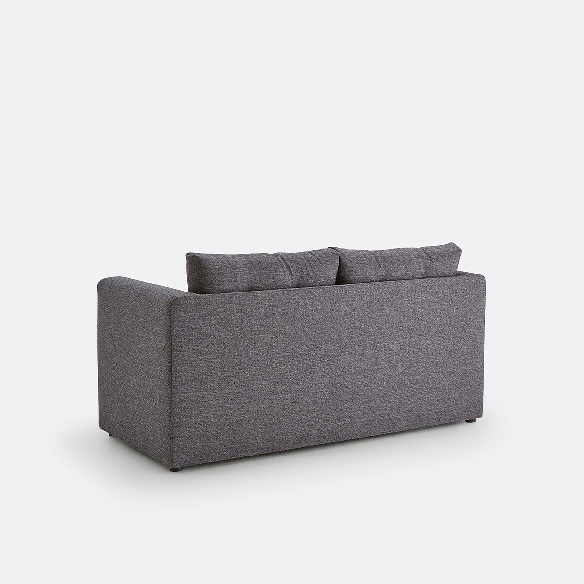 Omvormbare zetel, getextureerde stof, 2-zit, Udel antraciet grijs, SO'HOME