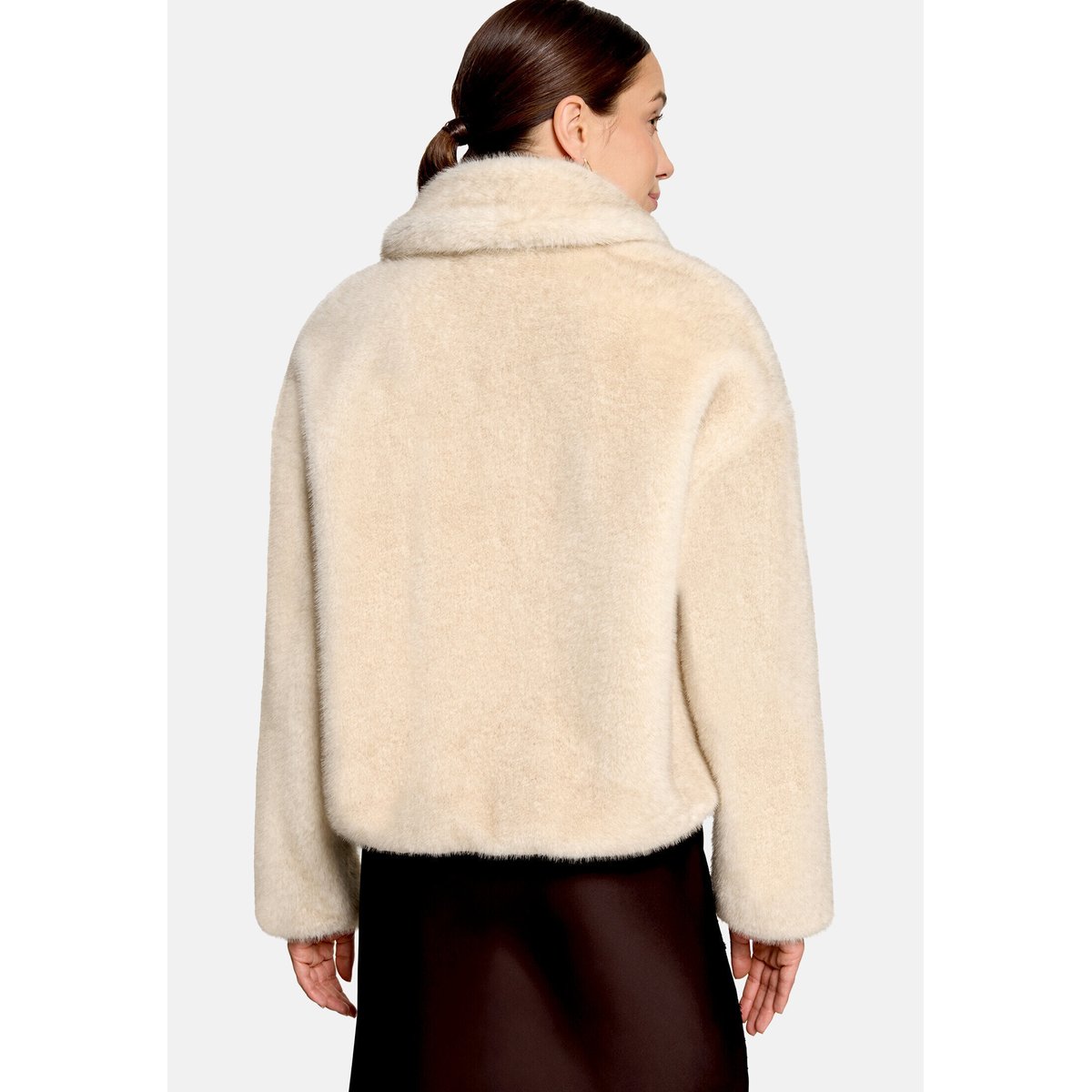 Veste en peluche à fermeture zippée french oak, ZERO