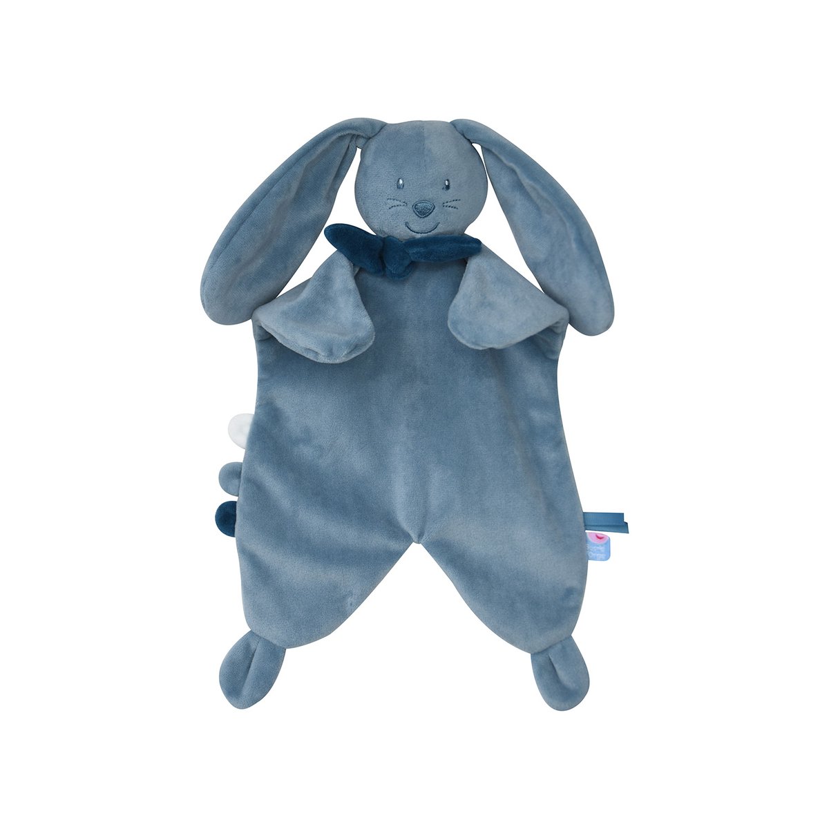 Doumou tetinou xl lapin velours doux bleu bleu, SUCRE D'ORGE