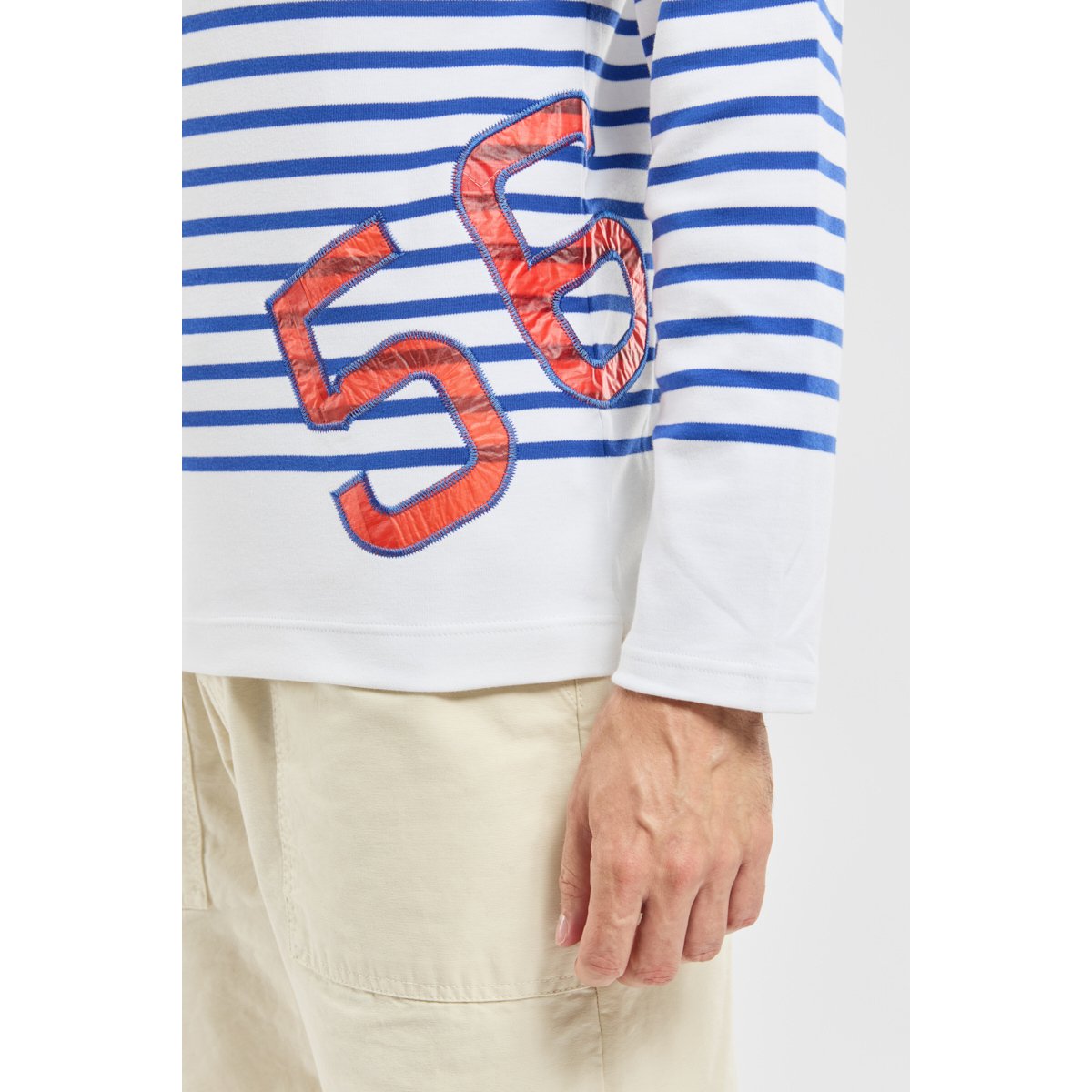 Marinière Homme 29 727 Sailbags 727 SAILSBAG blanc/etoile 56, ARMOR-LUX