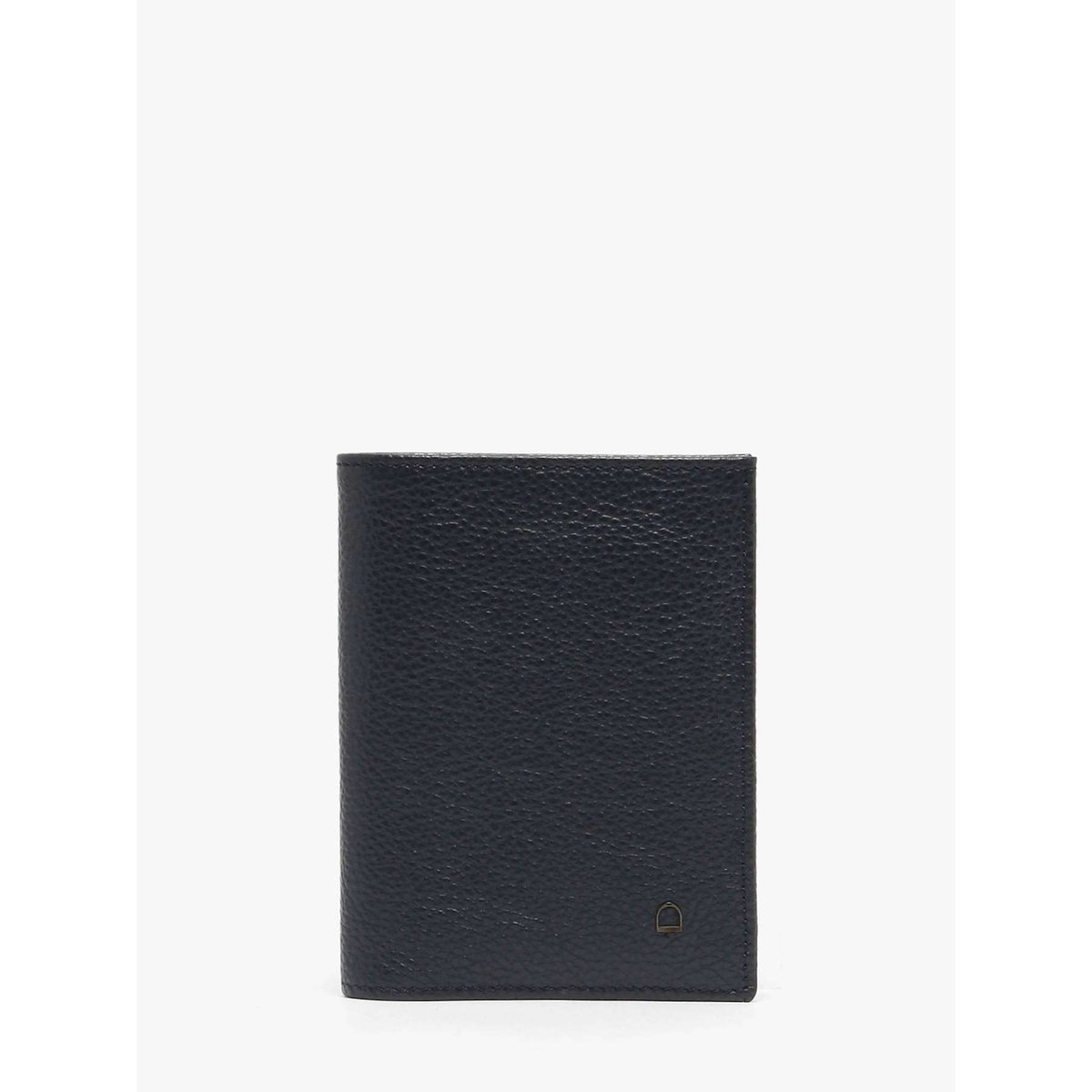 Portefeuille porte-cartes Madras cuir marine, ETRIER
