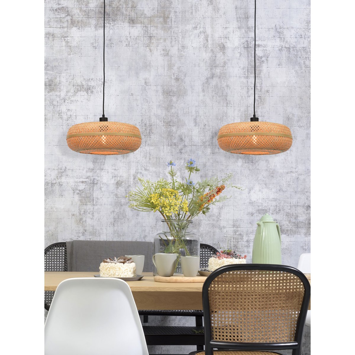 Lampe Suspendue Bambou PALAWAN naturel, GOOD & MOJO