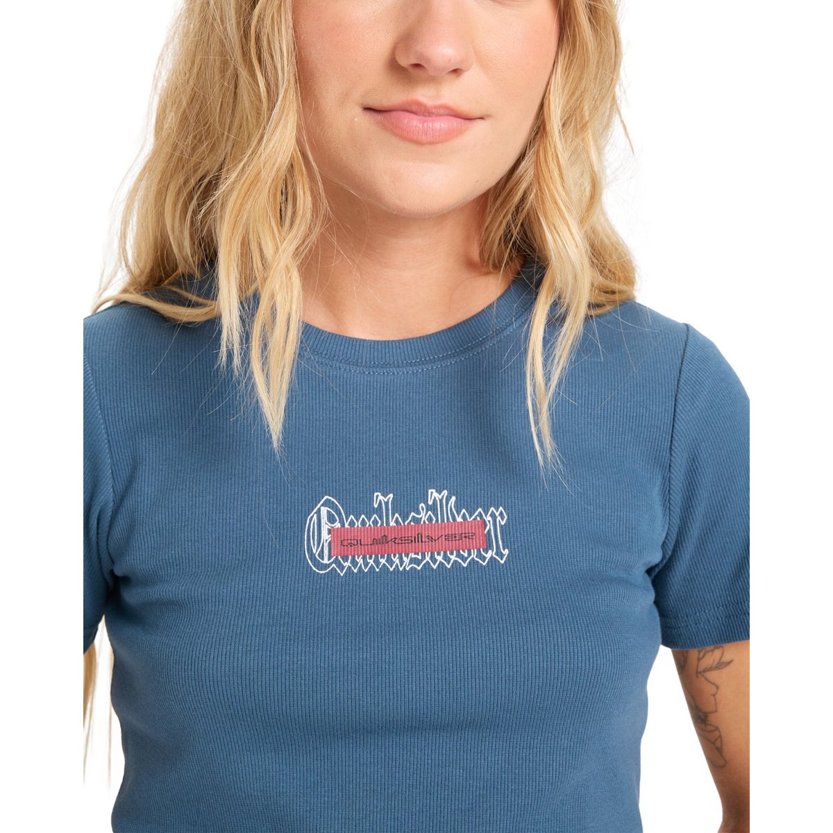 T-shirt à manches courtes MERCURY FITTED bleu orion blue, QUIKSILVER