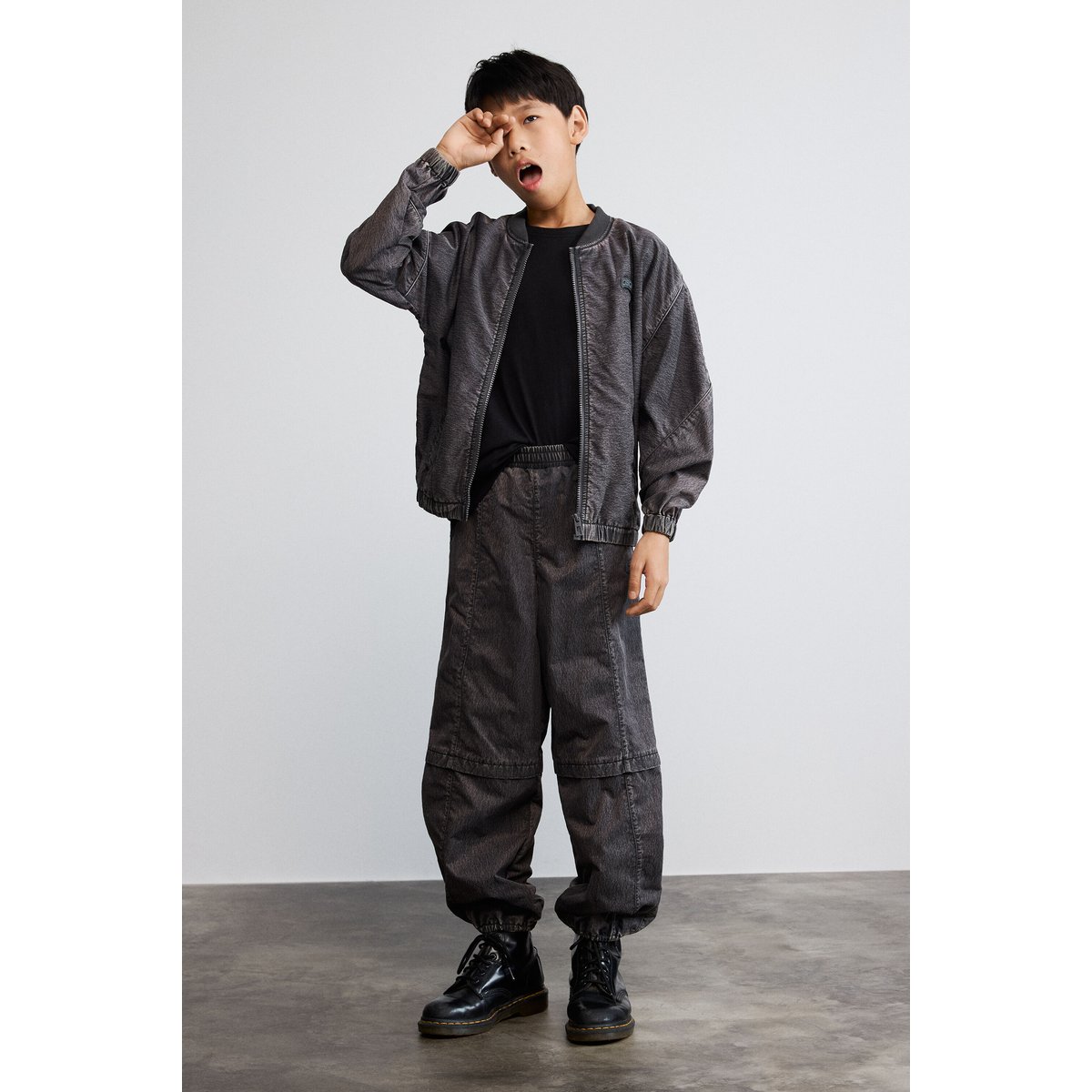 Blouson bomber uni noir, DESIGUAL