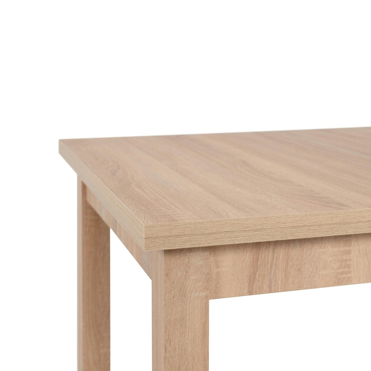 Table à manger extensible décor bois 120-200 cm ALVA bois naturel, PIER IMPORT