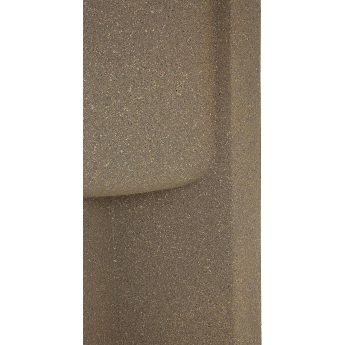 Cache-pot sculptural effet minéral MODERN marron, RECOLLECTION