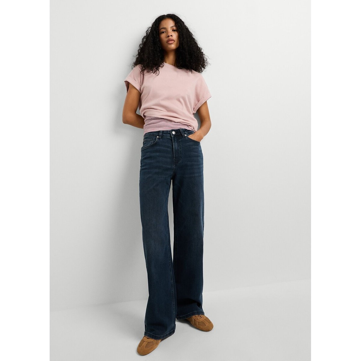 Jean droit taille haute, Lexa stone wash, PEPE JEANS