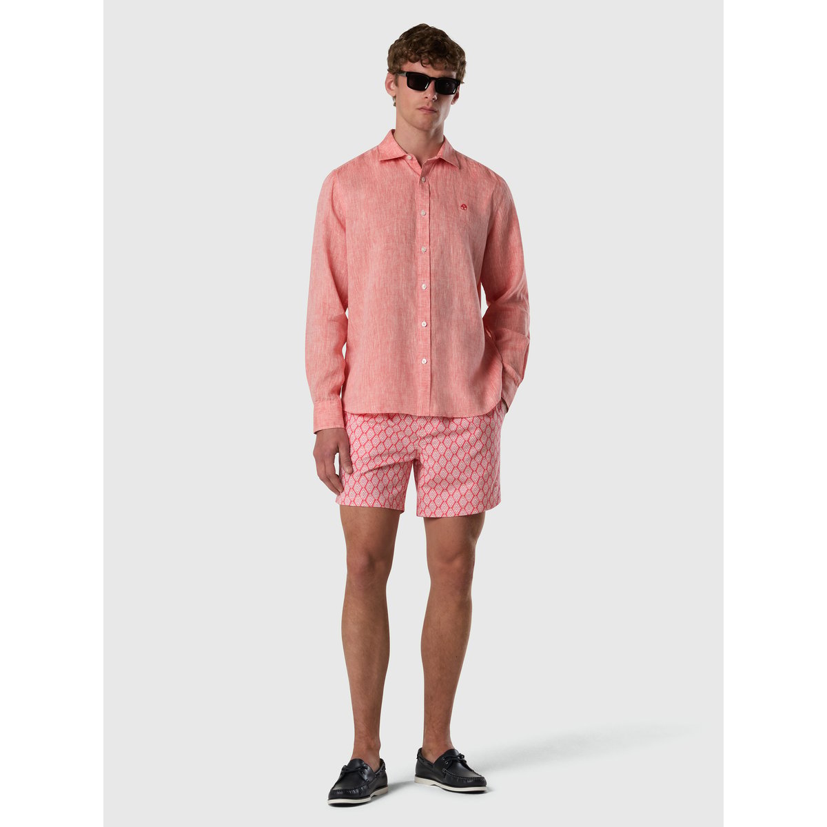Chemise en lin à manches longues grenadine, NORTH SAILS