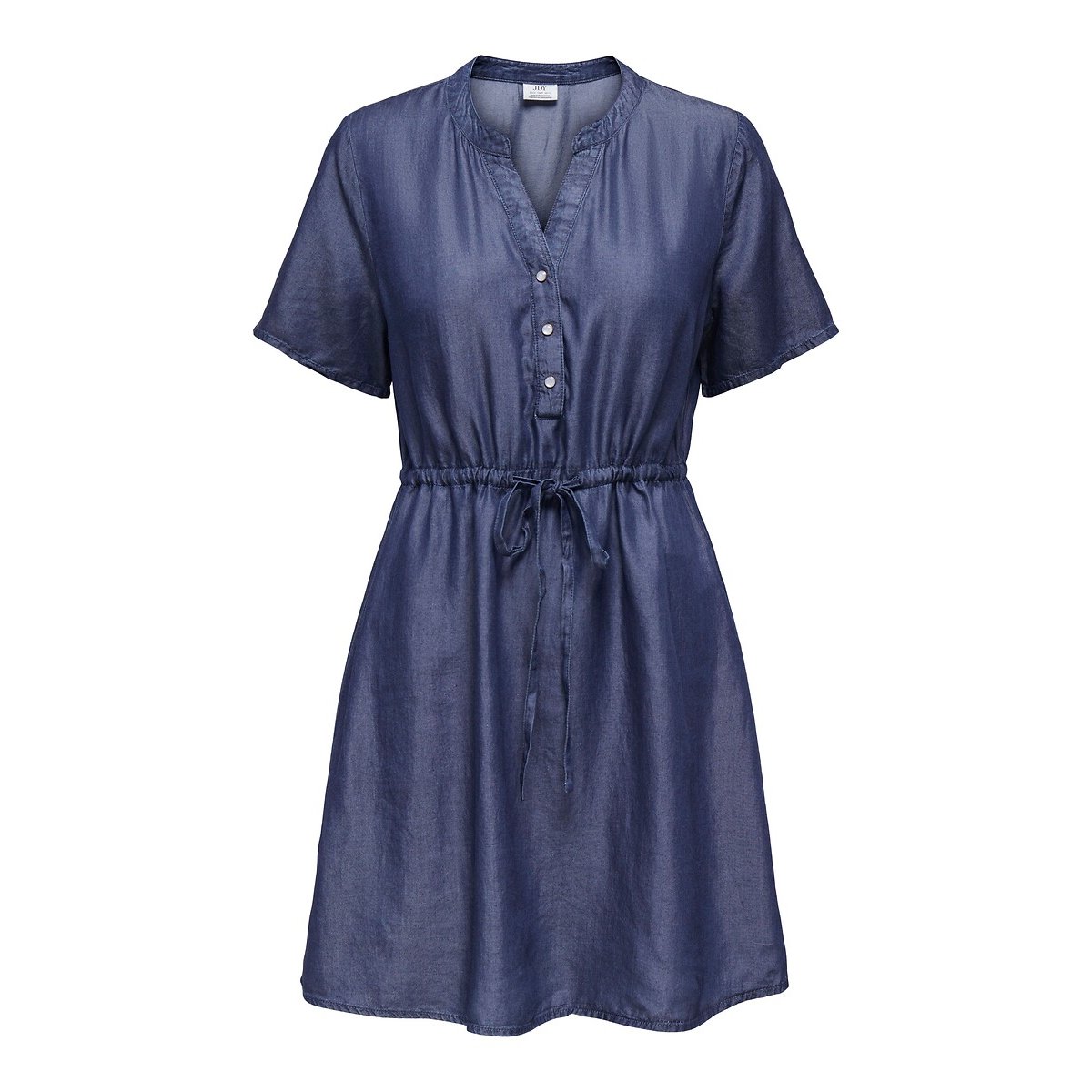 Robe courte, col V bleu foncé, JDY