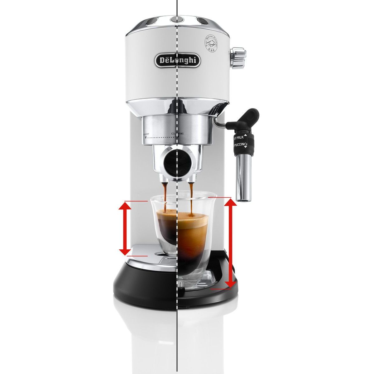 Machine à expresso EC695.W Dedica blanc blanc, DELONGHI