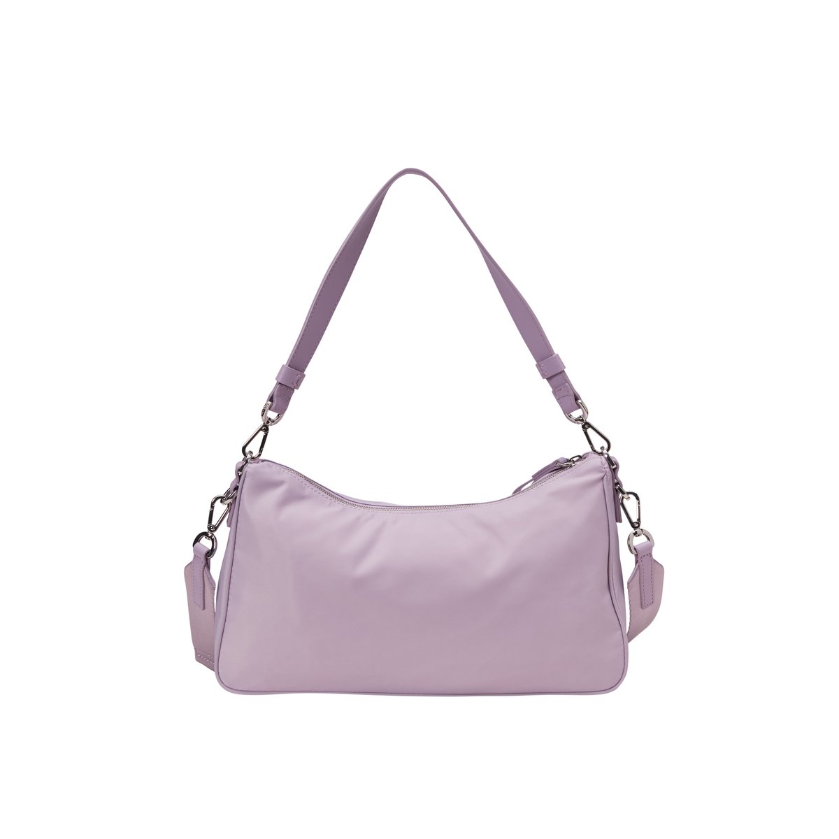 Sac à bandoulière medium en matériau recyclé lilas, MARC O'POLO