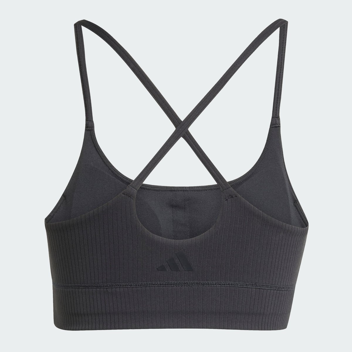 Brassière Longue Côtelée Adidas All Me Maintien Léger Brassière Longue Côtelée Adidas All Me Maintien Léger black, adidas Performance
