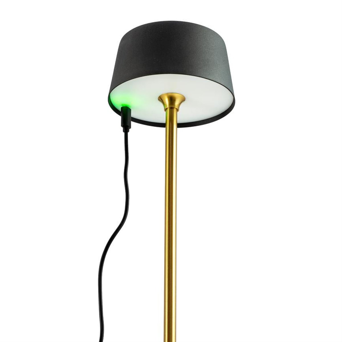 Lampe à poser marbre/laiton rechargeable YOYO noir, DYBERG LARSEN
