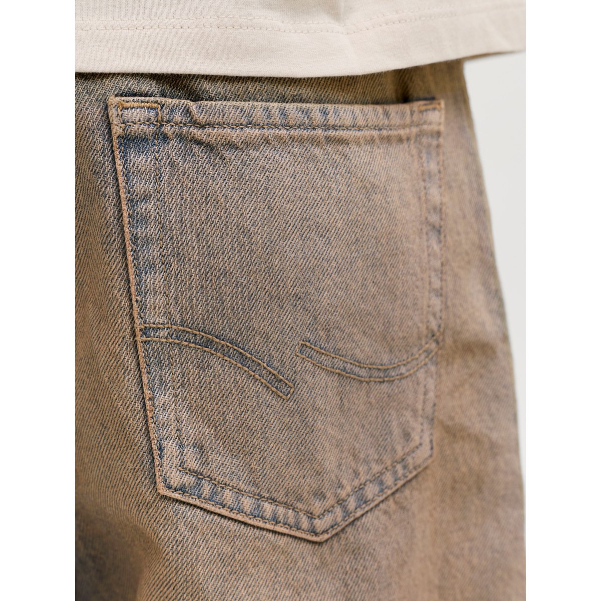 Jean À Coupe Wide blue denim, JACK & JONES JUNIOR