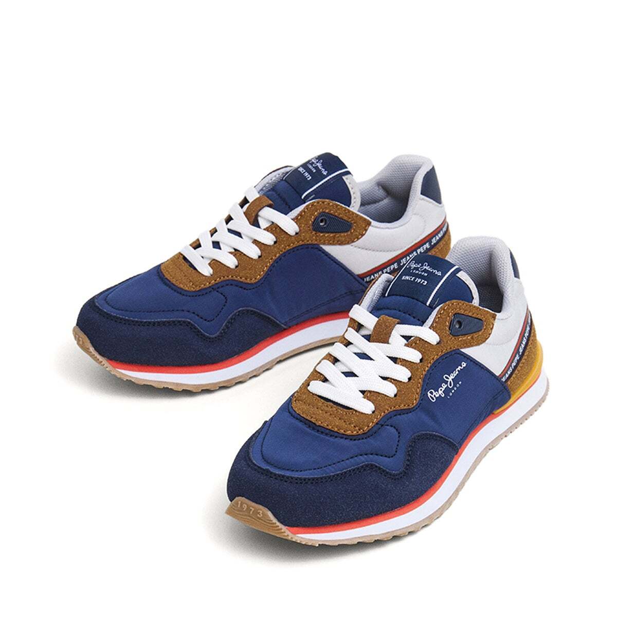 Baskets Combinées marine, PEPE JEANS