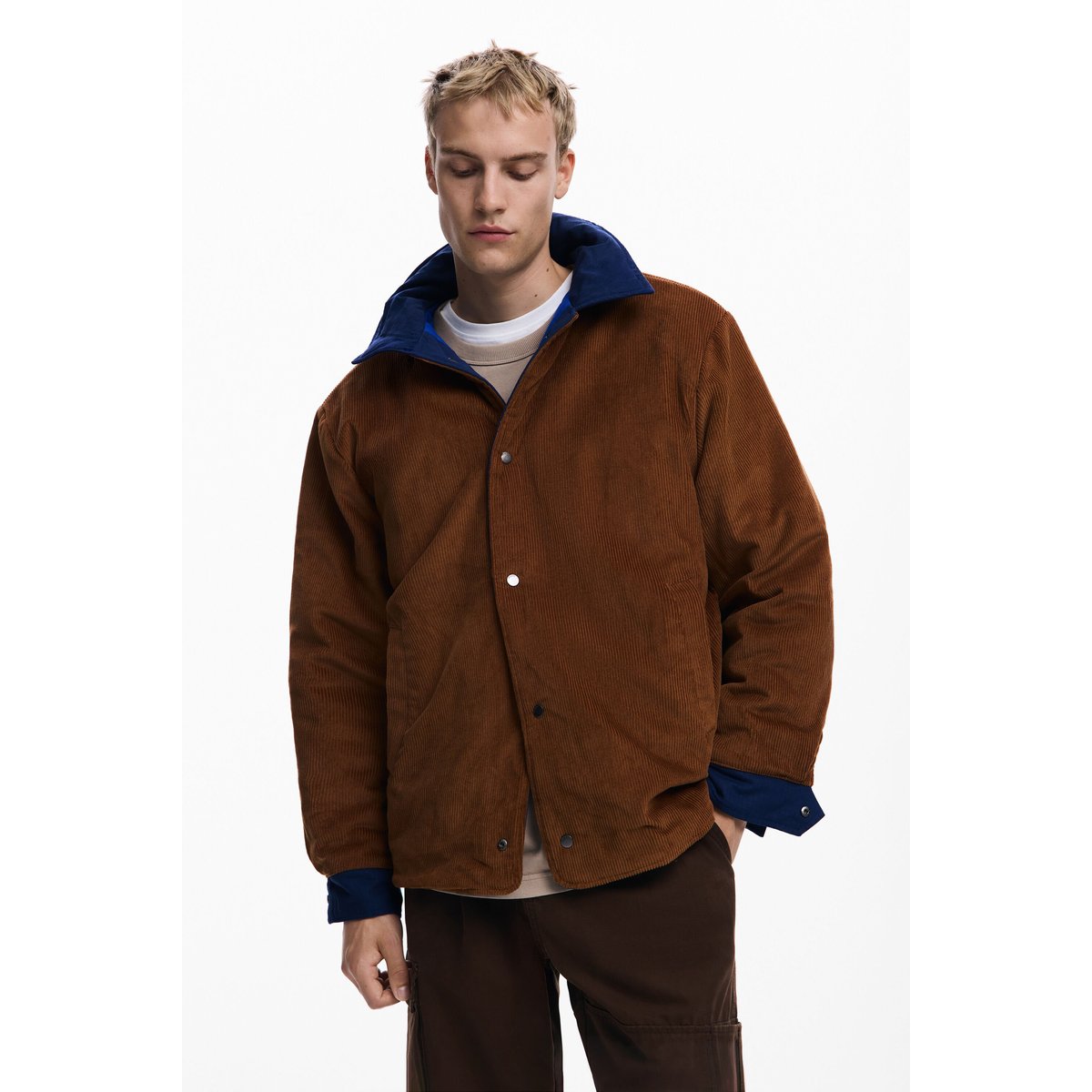 Veste matelassée réversible bleu, DESIGUAL