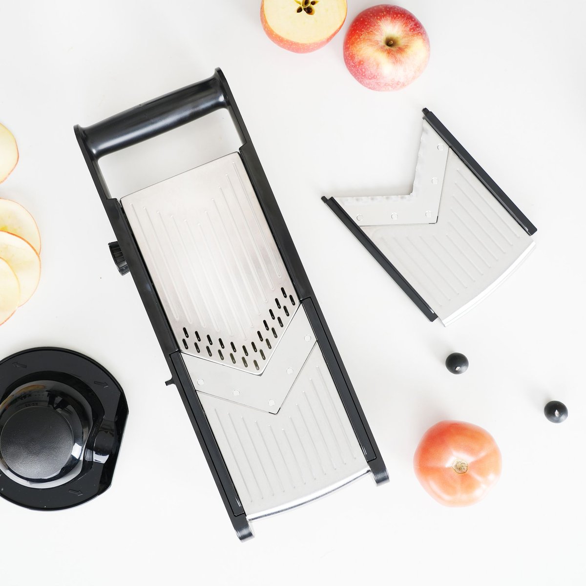 Mandoline sur pied en acier inoxydable inox, MENASTYL