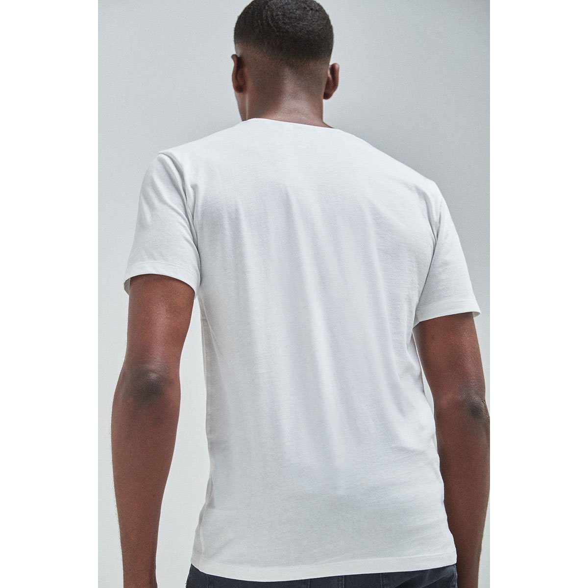 T-shirt Motif Cerf Coupe Standard blanc, NEXT