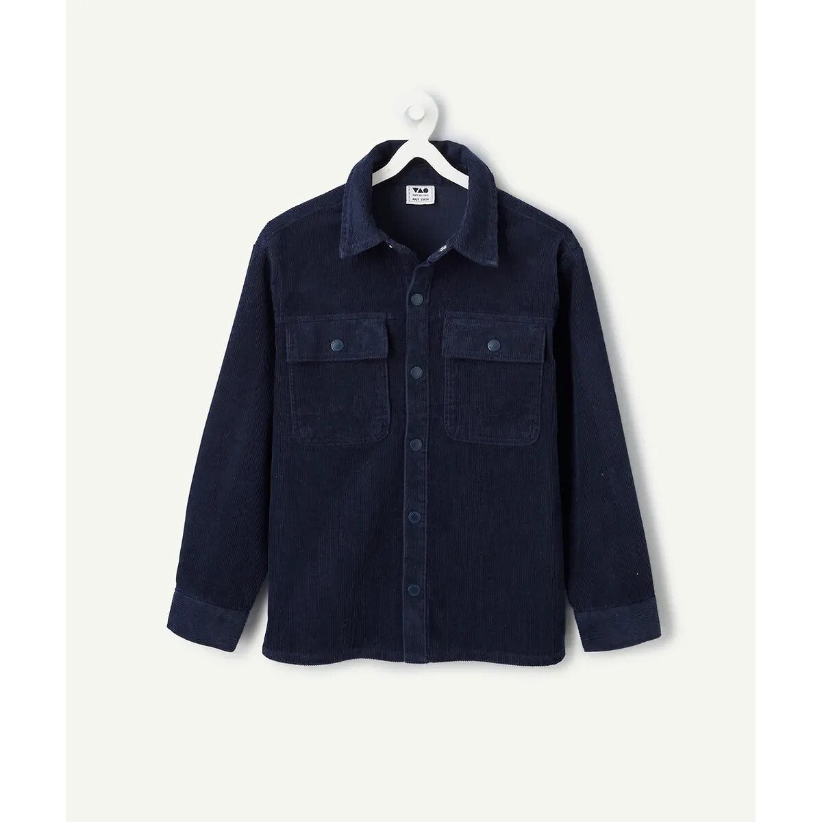 Corduroy Shirt navy blue, TAPE A L'OEIL