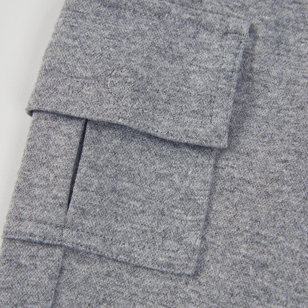 Pantalon cargo garçon gris, BOBOLI