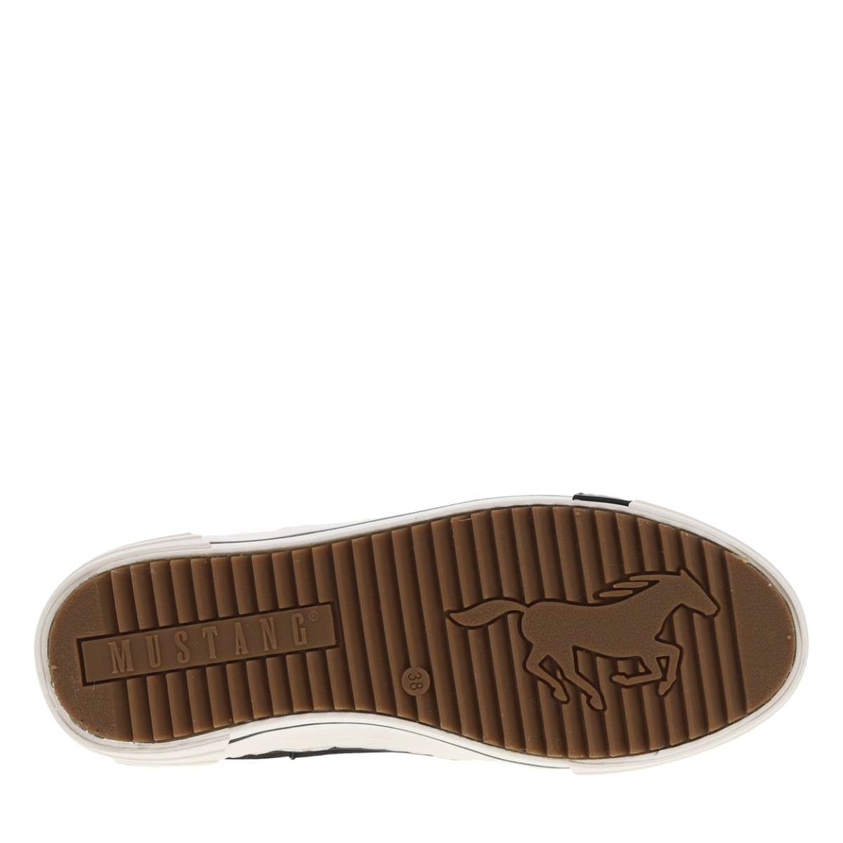 Boots talon plat noir, MUSTANG