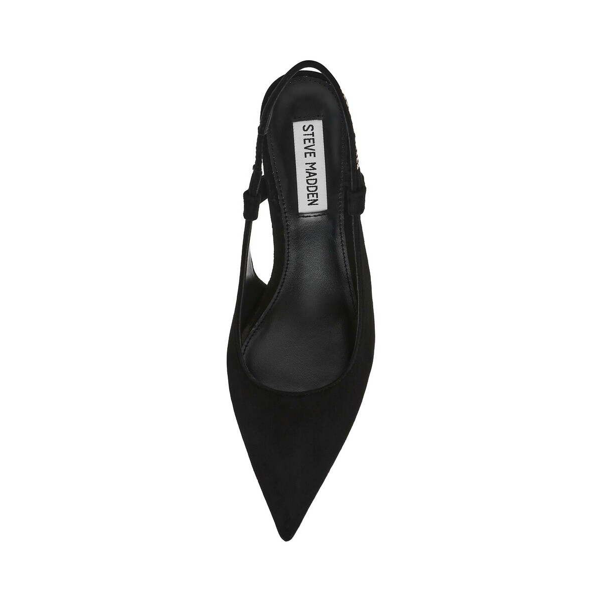 Evanston Suede Slingback Heels black, STEVE MADDEN