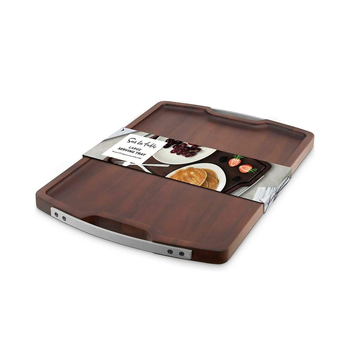 SLT Core Rectangular Serving Tray brown , SUR LA TABLE