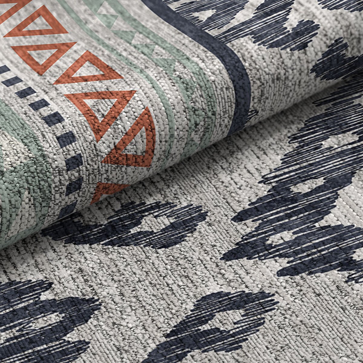 Tapis de salon - Rania bleu, RUGS&RUGS