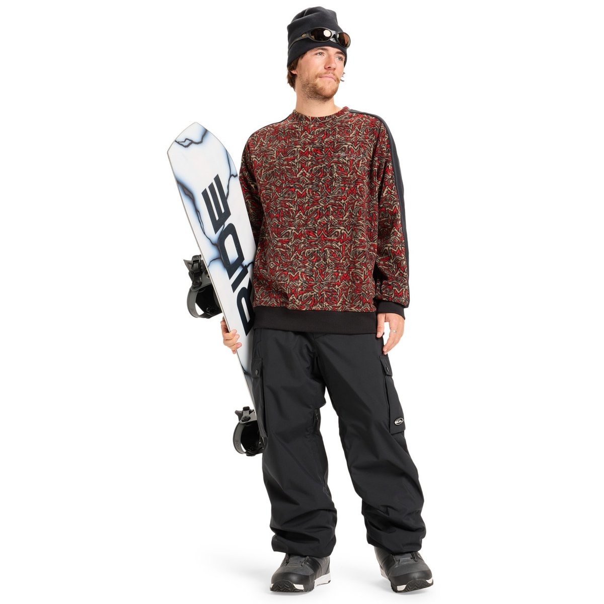 Pull à col rond HIGH ALTITUDE beige saturn fallen rock, QUIKSILVER