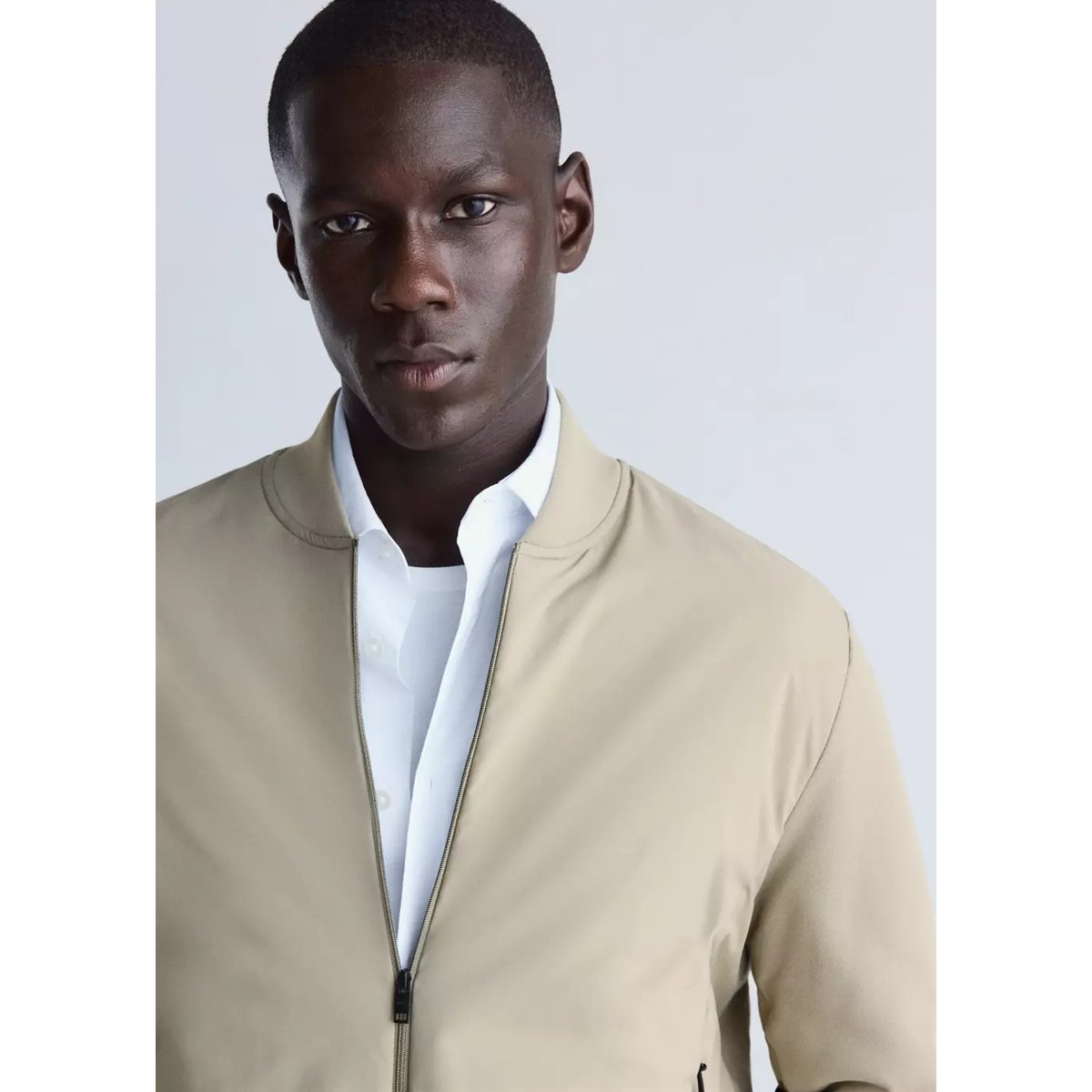 Veste bomber rembourrage Thermolite® marron moyen, MANGO MAN