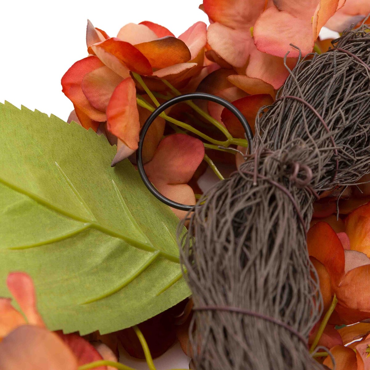 Rust Hydrangea Wreath orange, ÉDITÉ