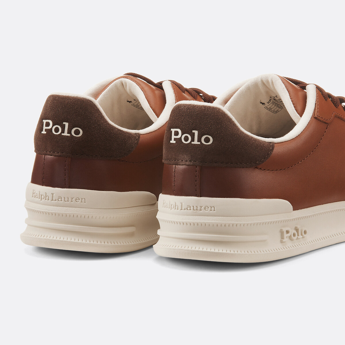 Zapatillas de piel Heritage Court II marrón, POLO RALPH LAUREN