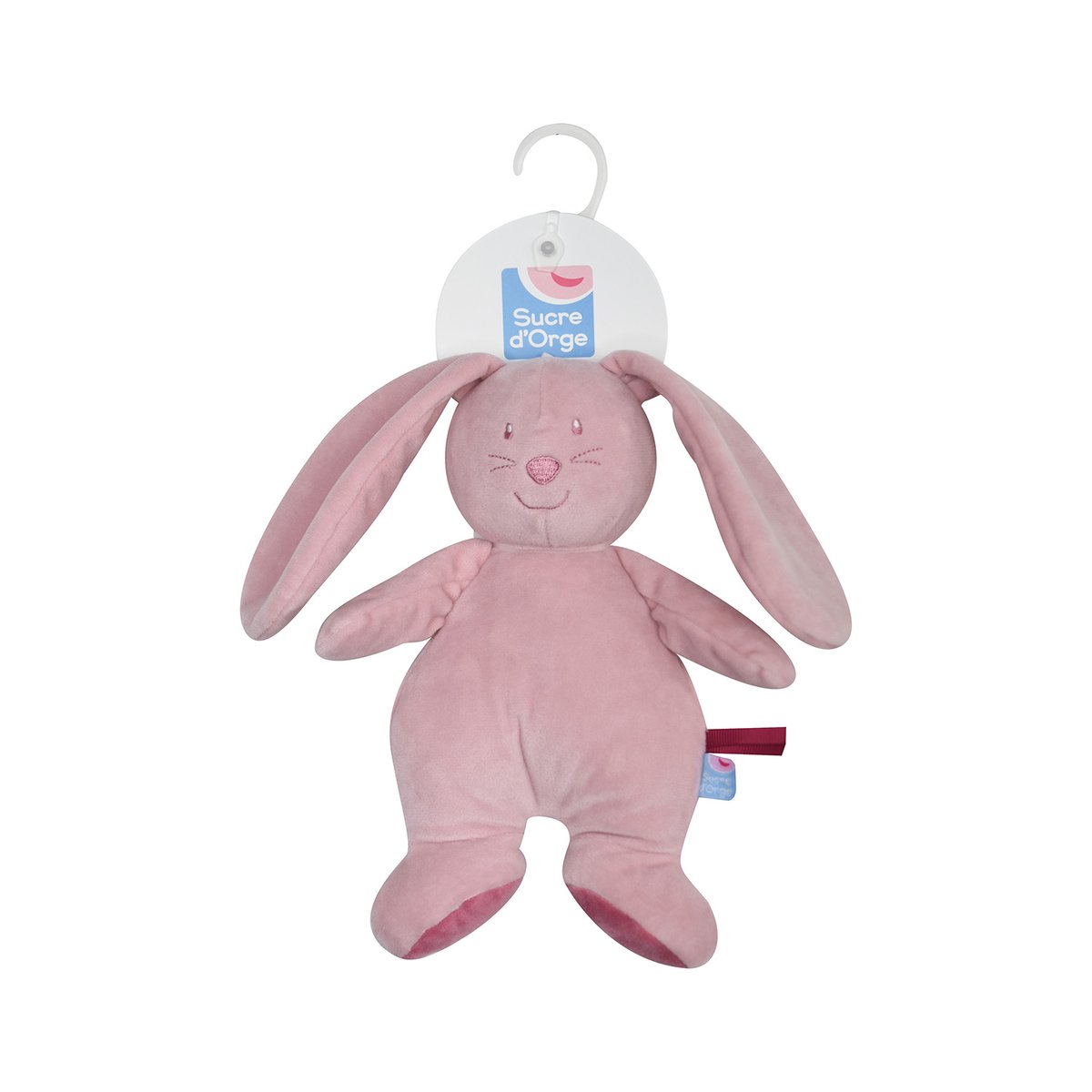 Doudou lapin placide sucre d'orge violet, SUCRE D'ORGE