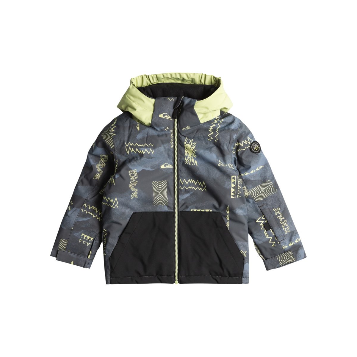 Veste de snow LITTLE MISSION gris shadow checks flint stone, QUIKSILVER