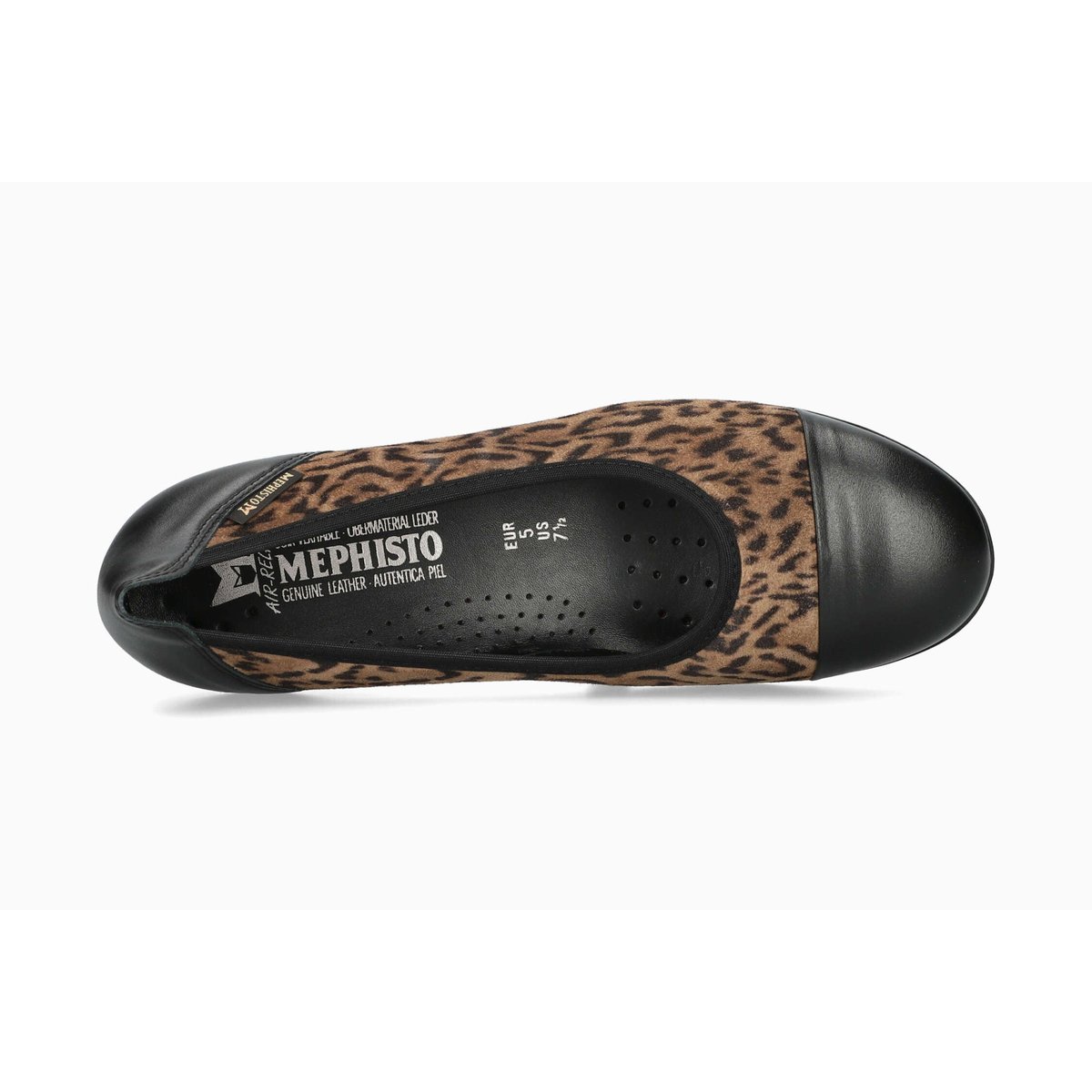 Ballerines en cuir ERIKA noir 5147, MEPHISTO