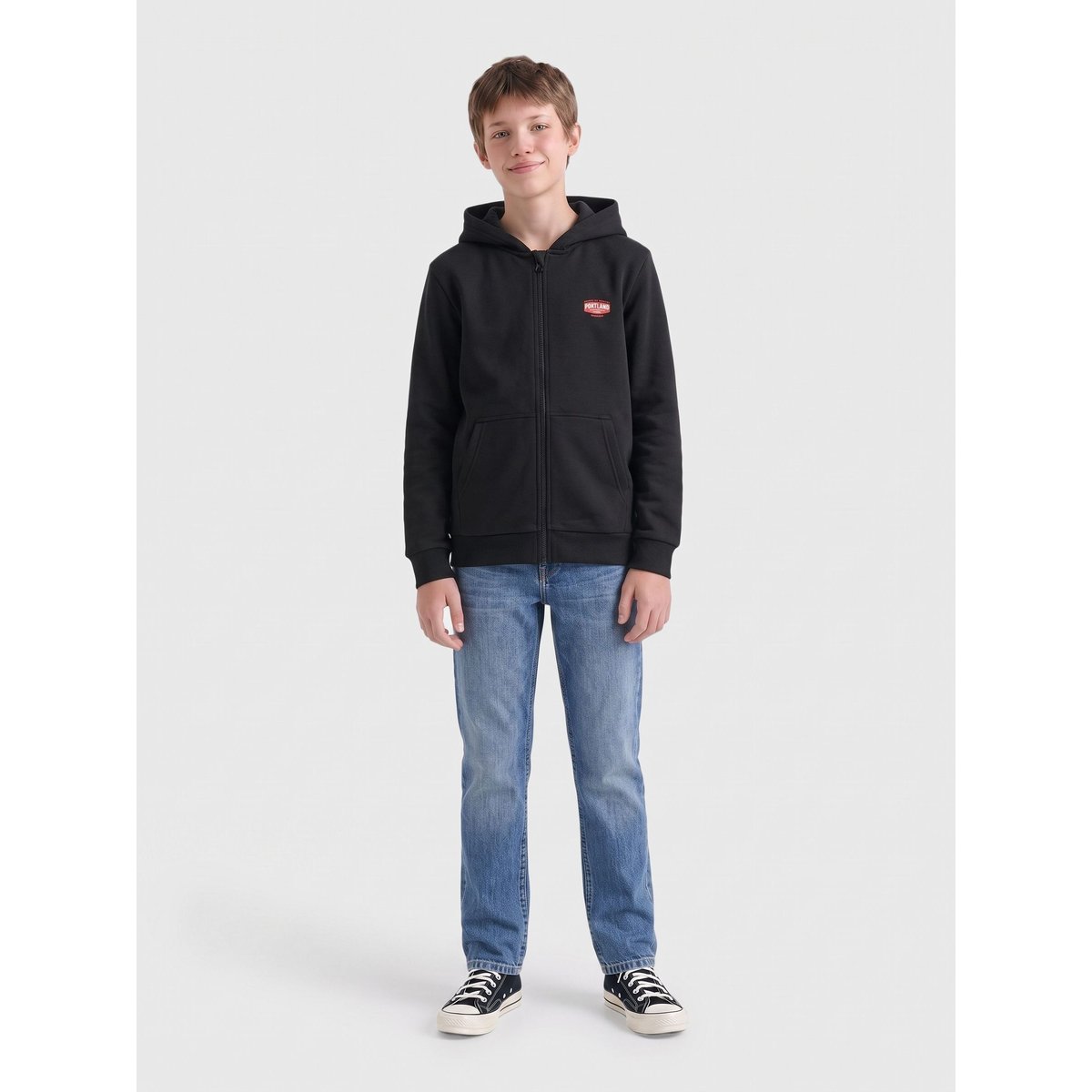Sweat À Capuche black 1, ONLY & SONS JUNIOR