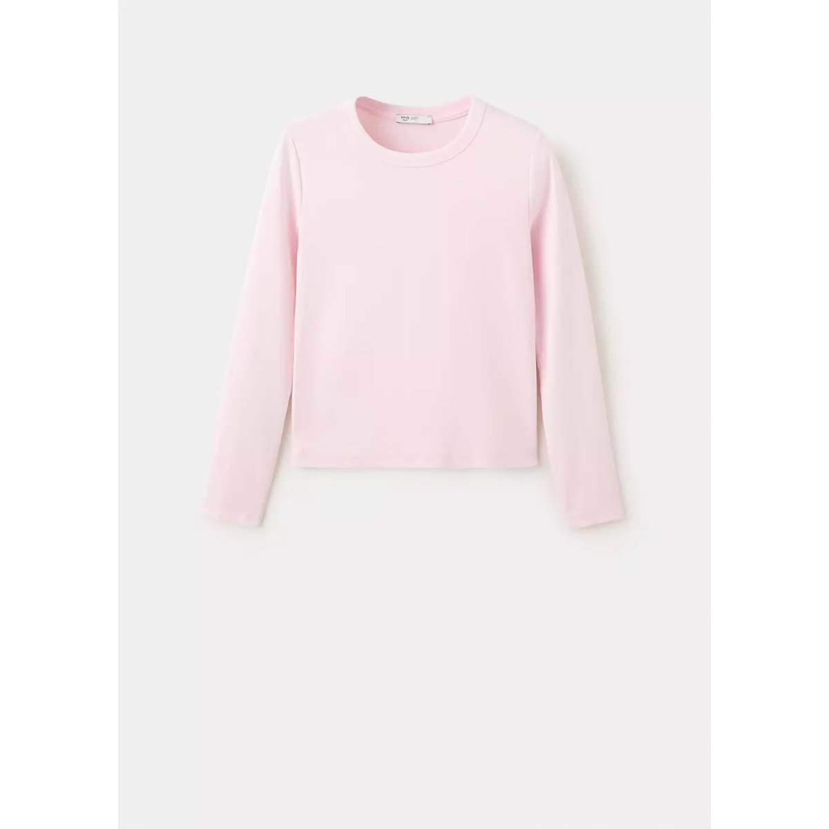 T-shirt coton manches longues rose, MANGO TEEN
