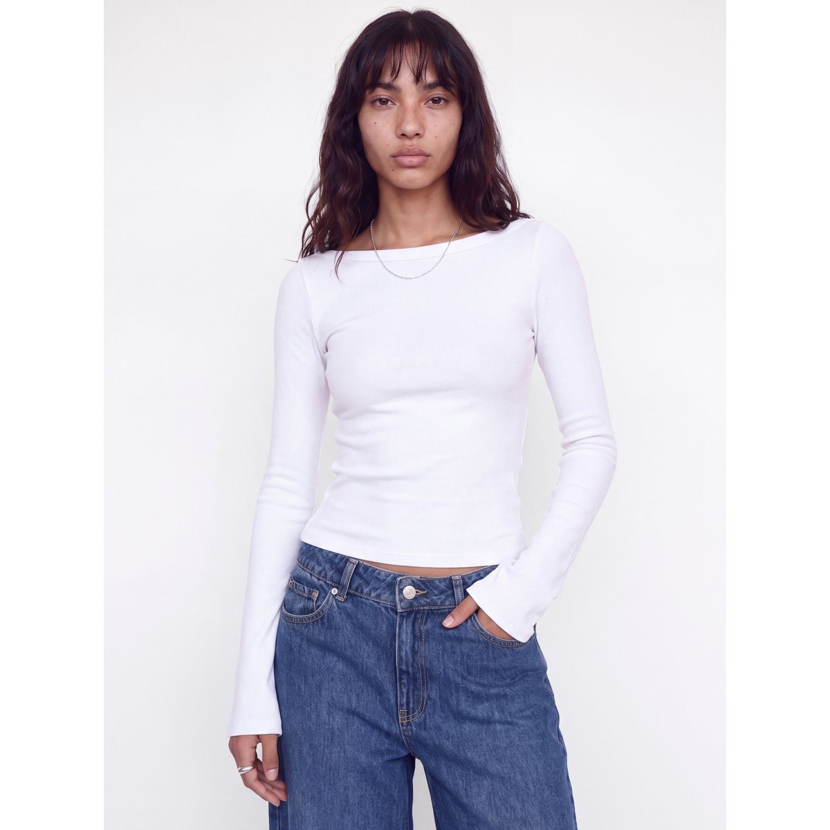Top bright white, JJXX